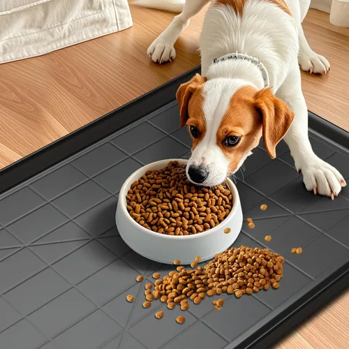 Miniatura 7 de Holiwei Bandeja de plástico de 32 pulgadas para jaula de perro, 2 unidades, apta para jaula de perro de metal
