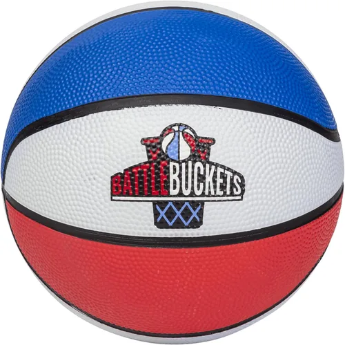 Miniatura 5 de Battle Buckets – Juego gigante de pong y baloncesto de patio con 12 cubos, 2 pelotas, bolsa de transporte y bomba de aire – Juego de exterior
