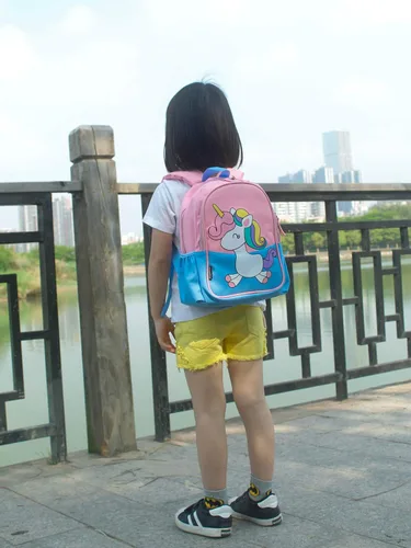 Miniatura 5 de POWOFUN Mochila de viaje preescolar para niños pequeños, Unicornio azul, S, Viajar