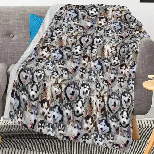 Miniatura 18 de Manta con estampado Airedale Terrier – Manta con estampado de animales divertidos para amantes de los perros y cachorros, regalos Airedale Terrier