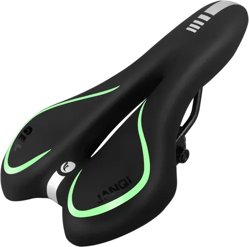 Miniatura 12 de Cómodo asiento de bicicleta para hombres y mujeres, asiento de bicicleta impermeable, silla de bicicleta de montaña transpirable, sillín