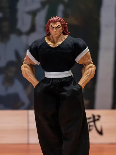 Miniatura 2 de QAHEART 2 figuras de acción de Hanma Yujiro, figura de anime, modelo de estatua de Yujiro, articulaciones, figuras de manga de dibujos animados