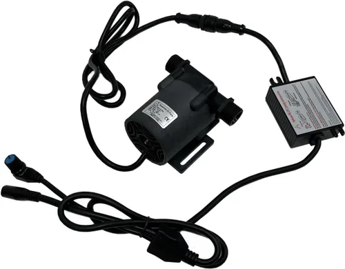 Miniatura 8 de SHYSKY DC55F-24160A 24VDC Pequeña Bomba de agua sin escobillas de eficiencia energética 80W 52.5 ft 52ft Lift 475GPH Bajo nivel de ruido