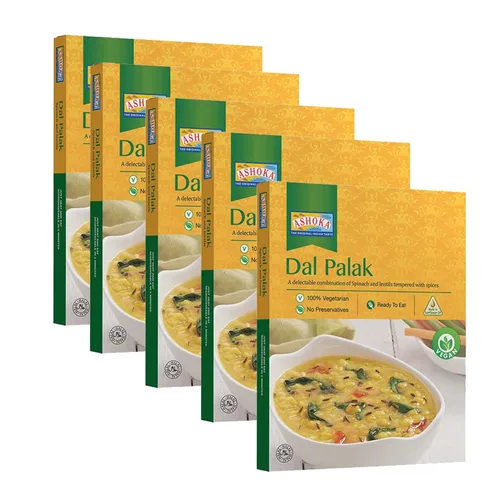 Miniatura 20 de Ashoka Comidas indias tradicionales 1932, curry de verduras mixtas veganas, platos principales listos para comer para microondas, Shahi Navratan