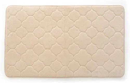 Miniatura 6 de Tapete de baño de espuma viscoelástica bordada con tecnología Water Shield, 17 x 24 pulgadas, angora