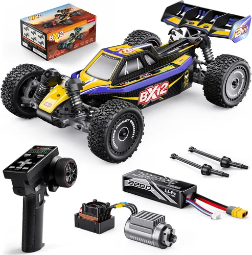 Miniatura 12 de 1/12 Coches RC Sin Escobillas para Adultos, Coche de Control Remoto para Máxima Velocidad de 50 MPH 4X4 RC Buggy de Carreras de Alta Velocidad