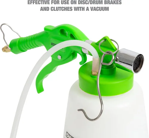 Miniatura 4 de OEMTOOLS 22505 Kit de sangrado de frenos neumáticos de 1L con botella de recarga, kit de sangrado de líquido de frenos para una sola persona, uso