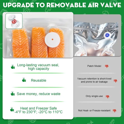 Miniatura 8 de Sellador al vacío 3 en 1 para alimentos compatible con bolsa de vacío, frasco Mason, botella de vino, máquina selladora al vacío compacta portátil