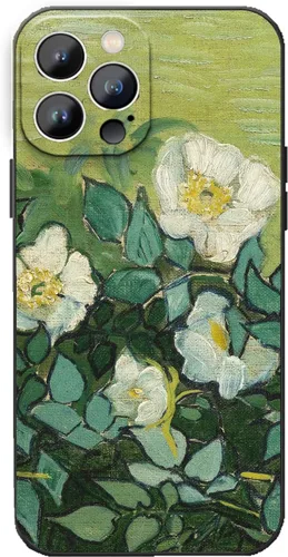 Miniatura 19 de Funda para iPhone 14 Plus, Classic Art Monet Painting Retro Landscape Phone Case para mujeres y hombres, cubierta protectora delgada de TPU flexible