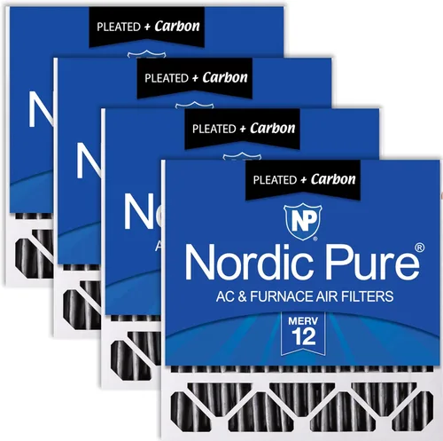 Miniatura 17 de Nordic Pure 20 x 20 x 5 (19_5/8 x 19_7/8 x 4_3/8) Honeywell/Lennox MERV 12 filtros de aire de repuesto, 2