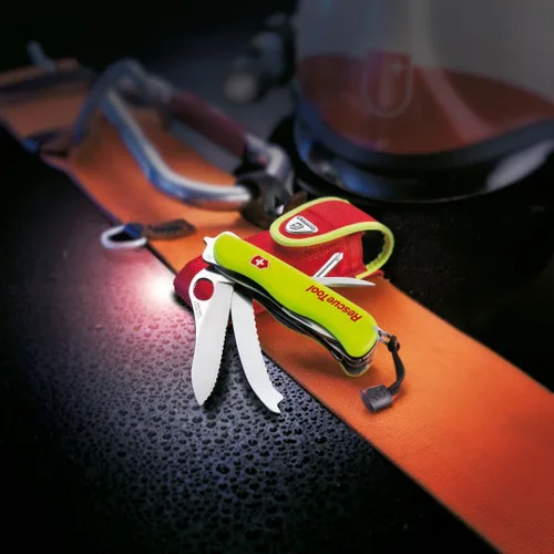 Miniatura 2 de Victorinox Herramienta de rescate con bolsa de nailon, cuchillo suizo del ejército, 13 funciones, navaja de bolsillo de fabricación suiza