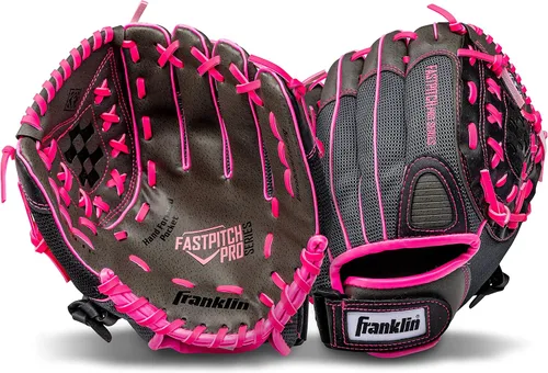 Miniatura 2 de Franklin Sports Fastpitch Softball Gloves - Windmill Adult + Youth Fielding Gloves - 11" or 12" - Pink + Green