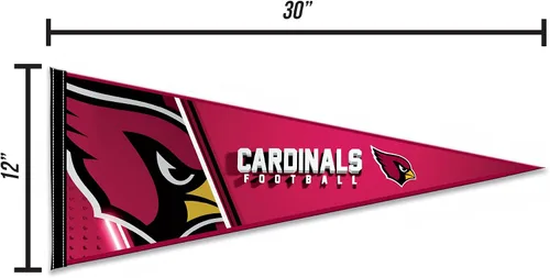 Miniatura 4 de Rico Industries NFL Football Primary 12" x 30" Felt Wall Décor Pennant - Great for Home/Bed Room/Man Cave Décor
