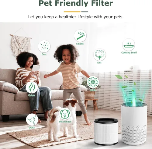 Miniatura 5 de HAPF360 Filtro de repuesto tipo J compatible con Holmes True HEPA 360 Puri-fier de aire HAP360W y Bionaire True HEPA 360° Puri-fier de aire, paquete