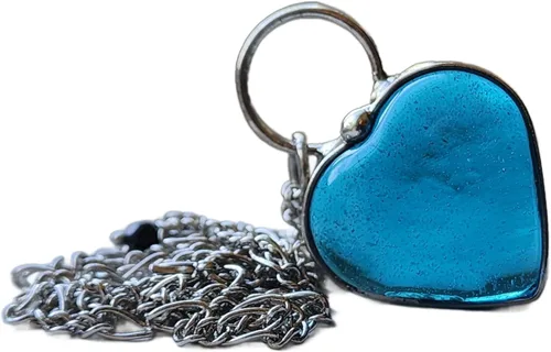 Miniatura 23 de Handmade Glass Chunky Heart Necklace