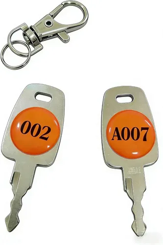 Miniatura 8 de TSA 007 Key 002 Master - Llaves de repuesto para cerradura de equipaje, 2 llaves de emergencia con anillos para maleta, solución de bloqueo