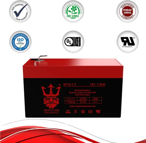 Miniatura 5 de Neptune - Batería SLA de repuesto para Ultratech Power Products original UT1213 12 V 1,3 Ah