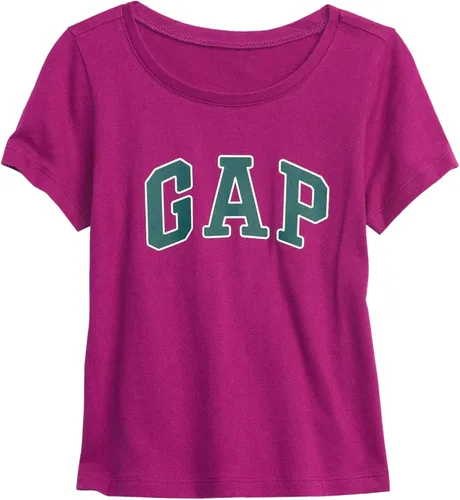 GAP Camiseta de manga corta con logotipo para bebé-niñas