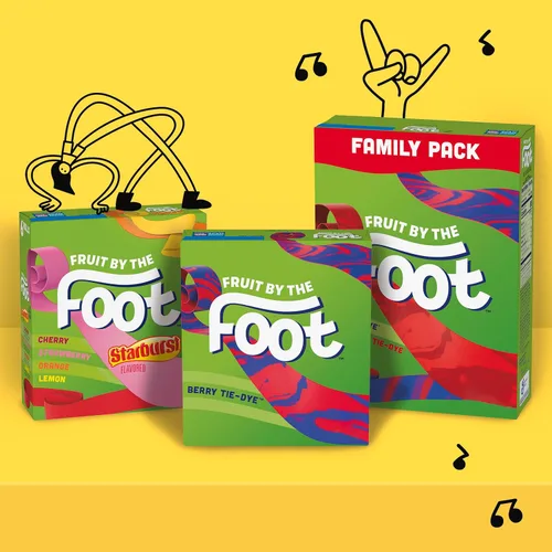 Miniatura 7 de Fruit by the Foot Snacks con sabor a frutas, Starburst, paquete variado, 6 unidades (paquete de 8)