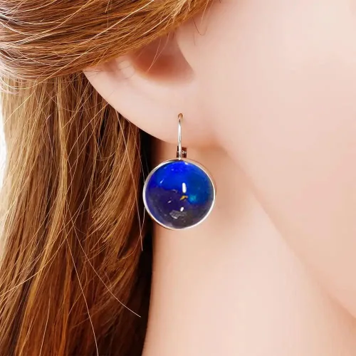 Miniatura 5 de DaKuan Moldes de fundición de joyería para joyas grandes y 20 moldes de resina colgante de silicona con agujero para colgar (5 estilos)