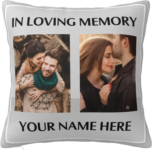 Miniatura 9 de Funda de almohada personalizada con foto de pareja con imagen personalizada con tus seres queridos, regalos personalizados con foto, regalos