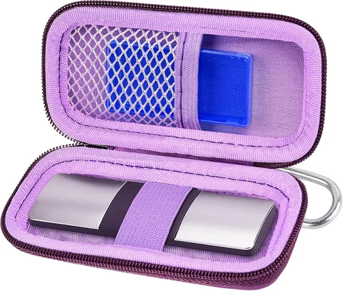 Miniatura 11 de Funda para monitor cardíaco compatible con AliveCor Kardia Mobile ECG/para KardiaMobile 6L para dispositivos Apple y Android, solo funda (rosa)