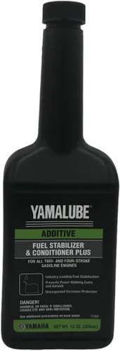 Miniatura 3 de CYCLEMAX Paquete de cuatro para estabilizador y acondicionador de combustible Yamaha Yamalube Plus ACC-FSTAB-PL-12 contiene cuatro botellas de 12