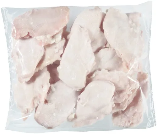 Miniatura 2 de Tyson Filetes de pechuga de pollo sin piel sin hueso glaseados con hielo sin cocer con carne de costilla, 5 libras - 4 por caja
