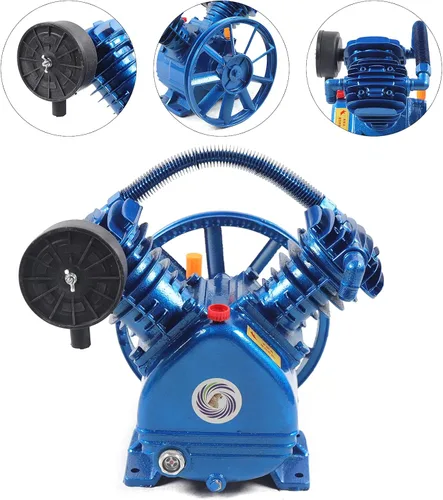 Miniatura 5 de Cabezal de bomba de compresor de aire, herramienta neumática de compresión secundaria 3HP 2.2KW, herramienta de compresor de aire portátil