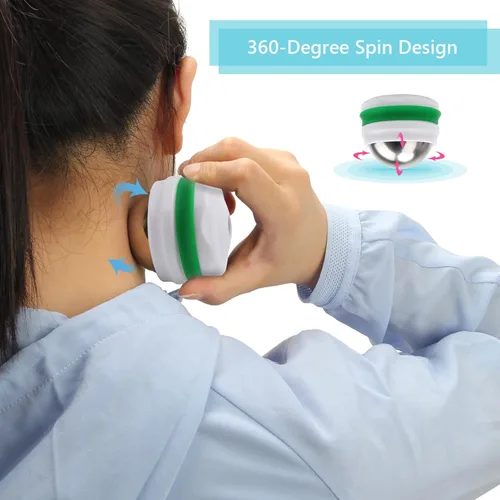 Miniatura 5 de AHIER Bola de Masaje en Frío, Terapia de Alivio en Frío, Bola de Gel Desmontable de Movimiento Libre para Masaje de Tejido Profundo, Alivio
