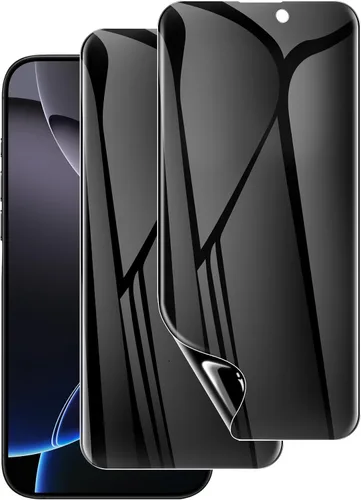 Miniatura 10 de LYWHL Paquete de 3 protectores de pantalla de privacidad para iPhone 12 Pro Max, protector de pantalla privada antiespía de vidrio templado para 12