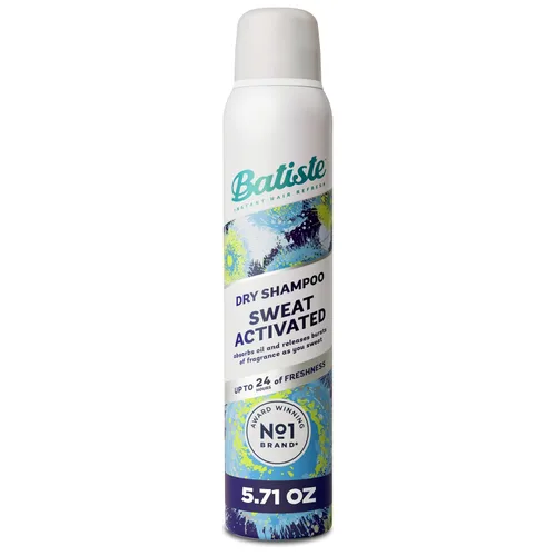 Miniatura 10 de Batiste Champú seco activado por el sudor, neutraliza el olor hasta 24 horas y evita la acumulación de sudor en el cabello, champú sin agua, 3.81