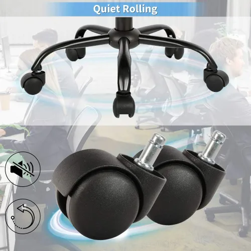 Miniatura 6 de Silla de oficina ergonómica de escritorio, silla ejecutiva con respaldo de malla, giratoria para juegos, silla moderna y ajustable de altura