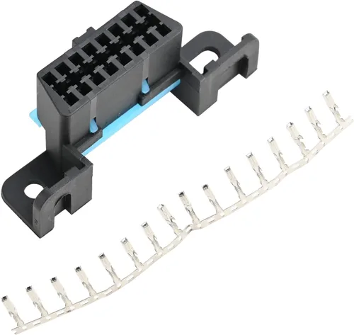 Miniatura 3 de 16 Pin OBD Hembra Conectores de Enchufe de Cable de Reemplazo OBDII Adaptador de Auto para Coche J1962 OBD 2 Kit de Carcasa de Enchufe Compatible