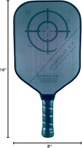 Miniatura 8 de Engage Pursuit EX - Paleta de pickleball de grafito - Textura rugosa para un giro duradero - Núcleo sensible para control y tacto - Agarre estándar