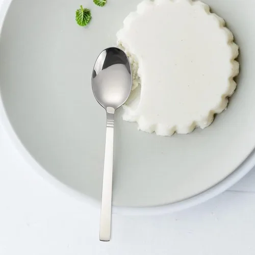 Miniatura 5 de Morcte Cucharas de postre de acero inoxidable, cucharadita de 12 piezas