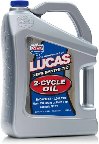 Miniatura 6 de Lucas Oil 10110 - Aceite semisintético de 2 ciclos - 1 cuarto de galón (paquete de 6)