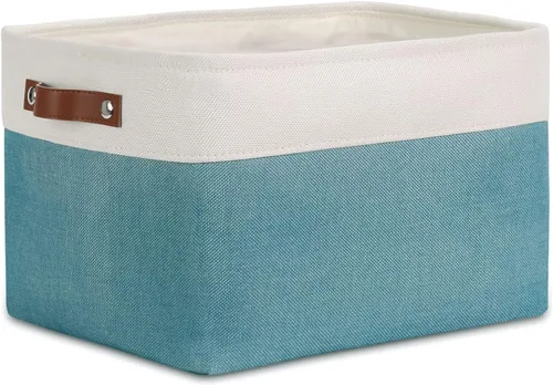 Miniatura 52 de DULLEMELO Cesta de almacenamiento pequeña, cesta de papel higiénico, contenedor de almacenamiento estrecho para baño, cesta de baño para organizar