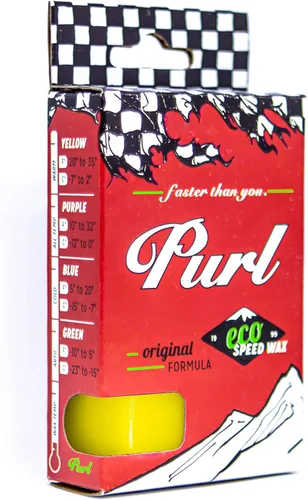 Miniatura 11 de PURL - Cera de esquí y snowboard - No tóxica - Biodegradable - Sin fluoros Grafito/Negro - Antiestático - 1 lb (454 g)