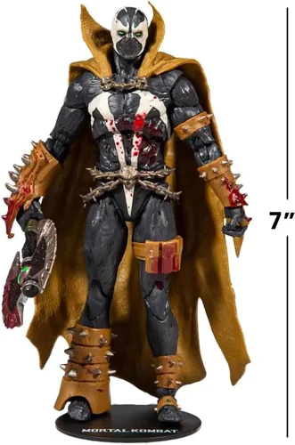 Miniatura 8 de McFarlane Toys Mortal Kombat Spawn Bloody Classic - Figura de acción de 7 pulgadas con accesorios