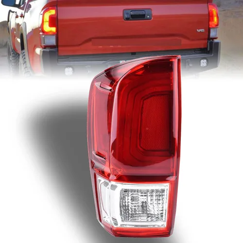 Miniatura 9 de Luz Trasera Compatible con Toyota Tacoma 2016-2022 Lado Izquierdo del Conductor Conjunto de Luz Trasera Freno Señal con Bombilla # 81560-04170