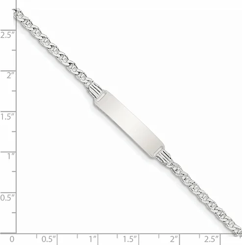 Miniatura 6 de Pulsera de plata de ley para niños, Plata de ley, no disponible