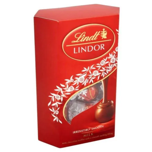 Lindt Lindt Lindor - Esquina de chocolate con leche, 7.05 oz