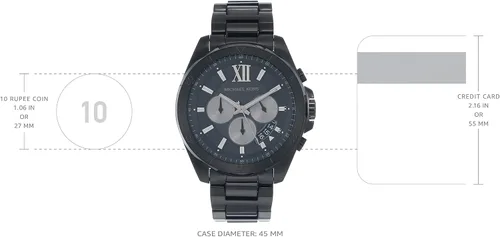 Miniatura 3 de Michael Kors Brecken - Reloj de cuarzo para hombre con correa de acero inoxidable