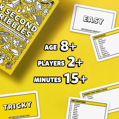 Miniatura 2 de Six Second Scribbles: El Dibujo Frenéticamente Rápido y Fantásticamente Divertido Un Juego de Fiesta Familiar para Niños, Adolescentes y Adultos