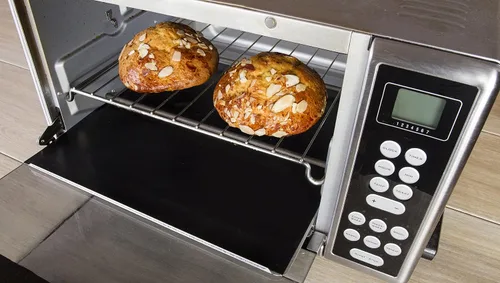 Miniatura 2 de Kitchen + Home Toaster Oven Liner – Resistente 100% libre de PFOA y BPA – Revestimiento antiadherente reutilizable para horno tostador