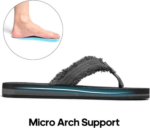 Miniatura 3 de NORTIV 8 Sandalias de playa cómodas y ligeras para hombre