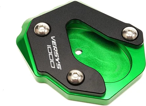 Miniatura 4 de YESKIT Aluminio CNC para Kawasaki VERSYS 1000 VERSYS1000 2015-2022 Soporte lateral de pie de motocicleta Placa de soporte de extensión (Color : gris)