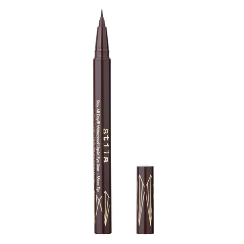 Miniatura 19 de stila Delineador de ojos líquido impermeable, maquillaje que permanece todo el día con punta de pincel fina acabado satinado duradero, a prueba