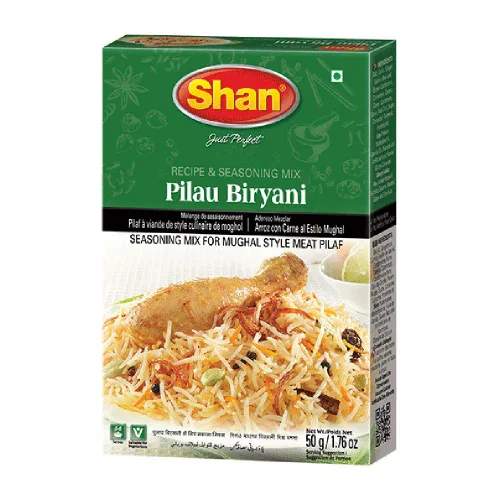 Miniatura 80 de Shan Korma Recipe and Seasoning Mix 1.76 oz (50g) - Spice Powder for Traditional Meat in Yogurt Sauce - Suitable for Vegetarians - Airtight Bag in a